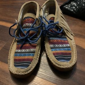 Twisted X fringe shoes